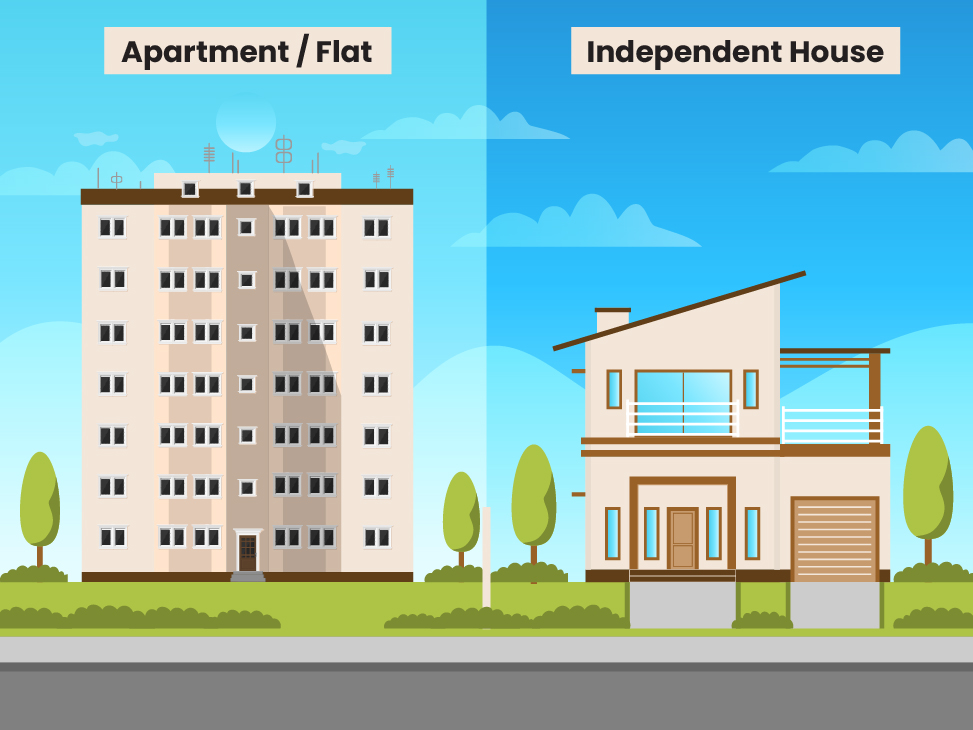 Flat vs. Independent Houses Which is Better?