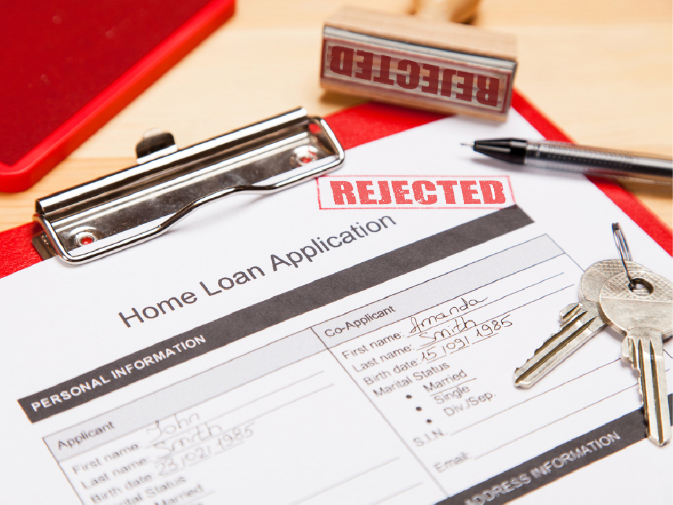 home loan rejected