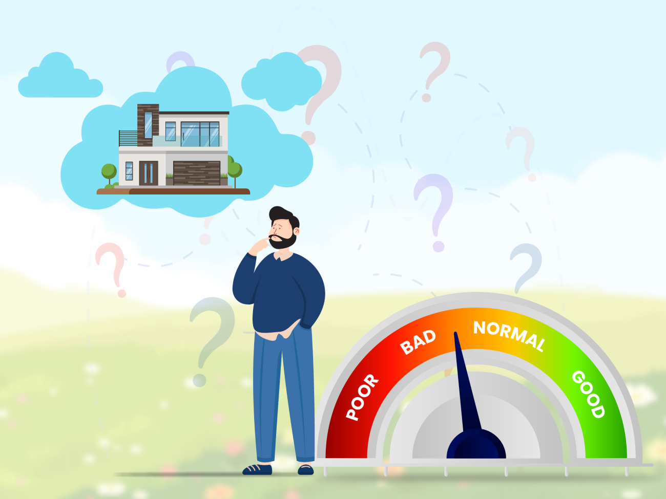 How low credit score for best sale home loan