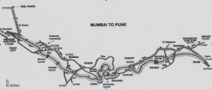 Mumbai Pune Expressway Map